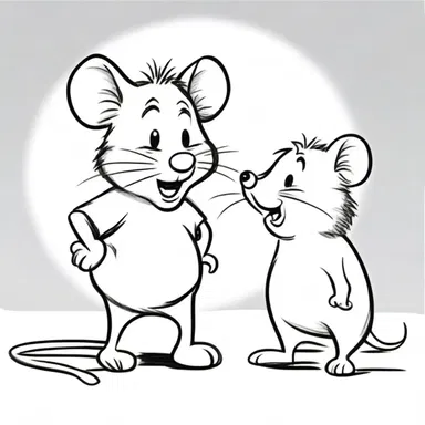Jerry, the small mouse, used his weeness to outsmart Tom, the big cat, in the cartoon.