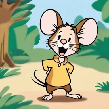 Jerry, the small mouse, used his weeness to outsmart Tom, the big cat, in the cartoon.