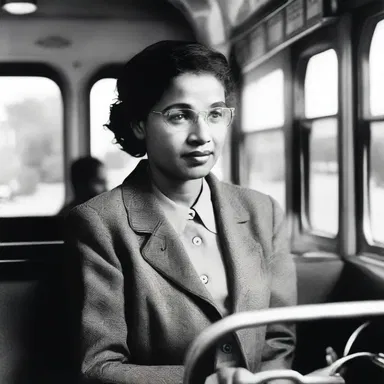 The boldness of Rosa Parks' refusal to give up her seat on the bus sparked the civil rights movement.