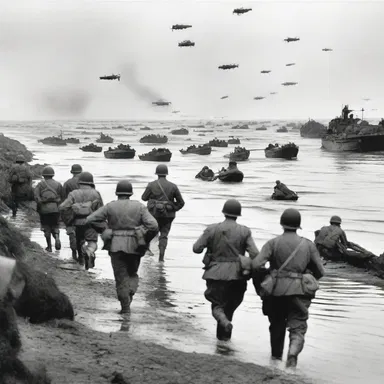 In World War II, the boldness of the Allied forces led to the successful invasion of Normandy.