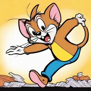 Tom displayed his boldness by chasing Jerry relentlessly in the famous cartoon series.