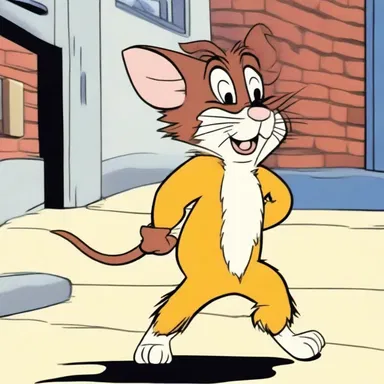 Tom displayed his boldness by chasing Jerry relentlessly in the famous cartoon series.