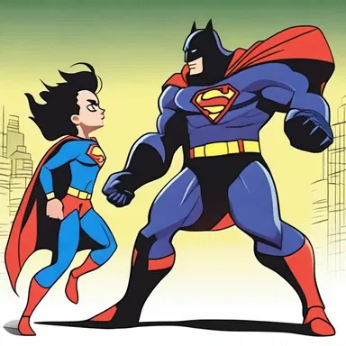 The animated superhero demonstrated boldness by fearlessly confronting the villain and putting an end to their evil plans.