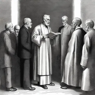The preacher's interpretation of the scripture was considered borderline heretical by some members of the congregation.