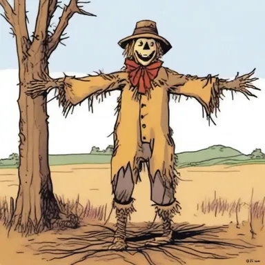 Why did the scarecrow refuse to cross the borderline? Because he didn't have the guts!