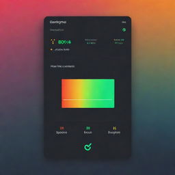 A professional, colorful digital card named 'Energy Meter' intended for use in a Grafana dashboard, with a minimalist energy-themed background.