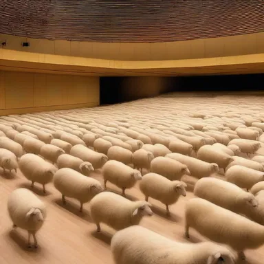 The sound of sheep baaing can be an inspiration for creating a unique acoustic design in a concert hall.