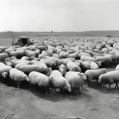 During the Great Depression, the desperate sounds of sheep baaing for food could be heard throughout the Dust Bowl region.