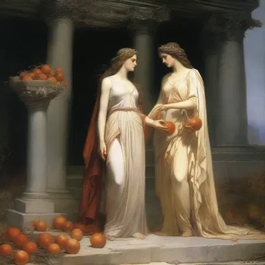 In Greek mythology, the story of Persephone and Hades portrays the disparate worlds of the living and the dead.
