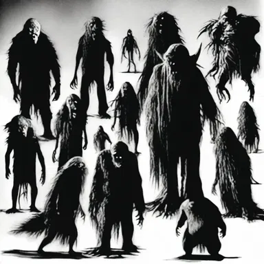 The horror movie featured a disparate collection of monsters, each more terrifying than the last.