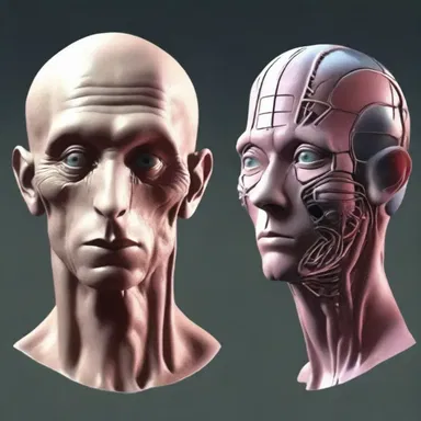 In the distant future, the human race has evolved into two disparate species with distinct physical and mental abilities.