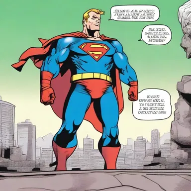 In the final panel of the graphic novel, the superhero stood victoriously over the defeated villain, his mission accomplished.