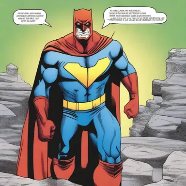 In the final panel of the graphic novel, the superhero stood victoriously over the defeated villain, his mission accomplished.