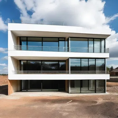 The moderateness of material expenses in this building project allows for cost-effective construction.