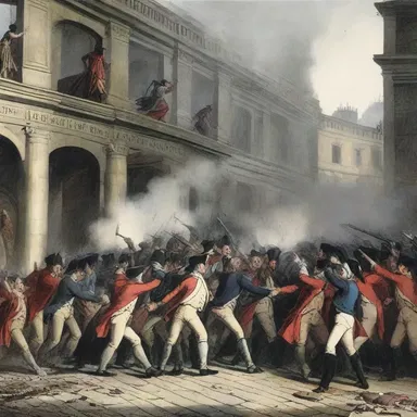 During the French Revolution, violence and unrest spread rampantly throughout the country.
