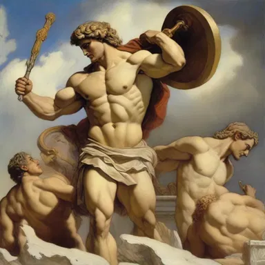 In Greek mythology, the Titans rampantly challenged the authority of the Olympian gods.
