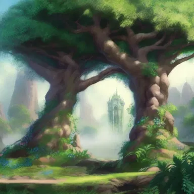 In the fantasy world, the kingdom's border is guarded by towering xerophile plants which deter intruders.
