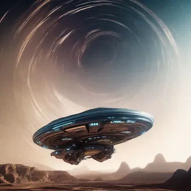 The sci-fi movie showcased a stunning visual effect of a spaceship moving in a cycloid trajectory.