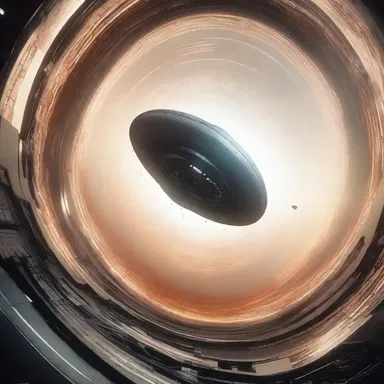 The sci-fi movie showcased a stunning visual effect of a spaceship moving in a cycloid trajectory.