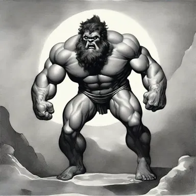 In Greek mythology, the Cyclops would clump around with their heavy footsteps.