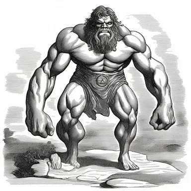 In Greek mythology, the Cyclops would clump around with their heavy footsteps.