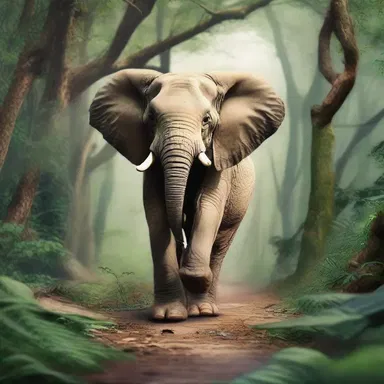 Why did the elephant clump through the jungle? Because it was trying to be a ballerina!