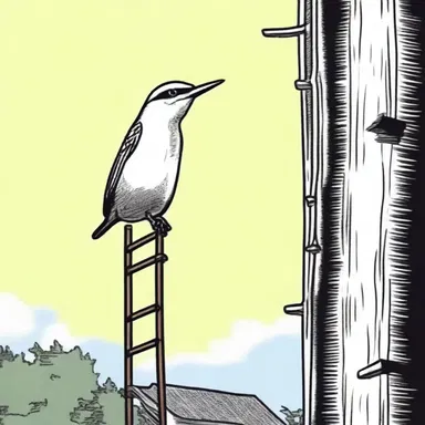 Why did the wood-creeper always bring a ladder? Because it wanted to reach new heights as a 'wood-hewer' comedian!