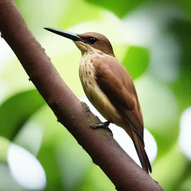 In some indigenous Amazonian cultures, the wood-creeper is considered a sacred bird and is believed to bring good fortune.