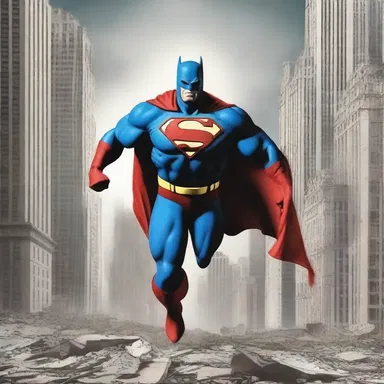 The superhero's powers triggered a convulsion of energy, causing the city buildings to crumble in his wake.