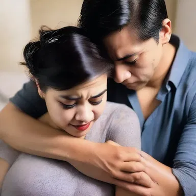 Their passionate breakup resulted in a convulsion of tears and heart-wrenching sobs.