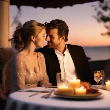 She loved to re-create their first date in her imagination, complete with candlelit dinner and romantic sunset.