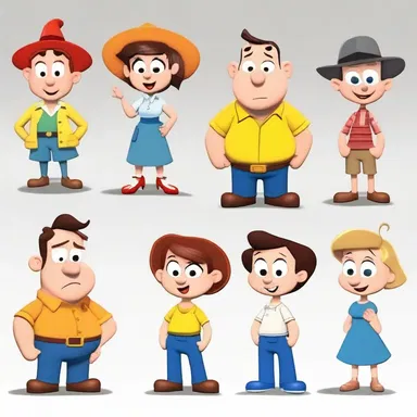 The animator was able to re-create the beloved characters from the classic cartoons with a modern twist.