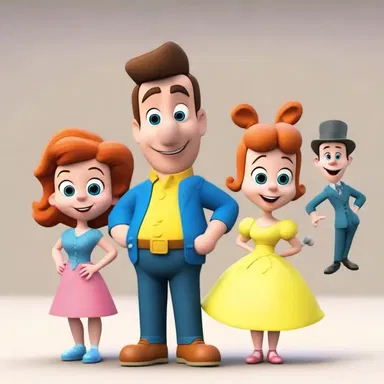 The animator was able to re-create the beloved characters from the classic cartoons with a modern twist.