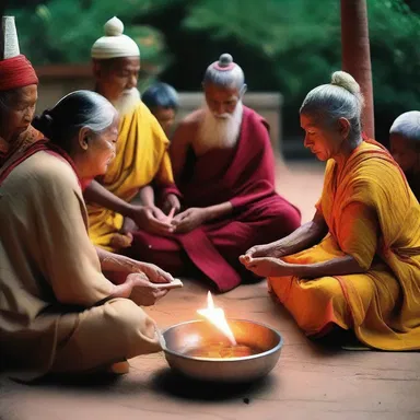 In order to honor their deity, practitioners of the religion re-create sacred rituals from ancient times.