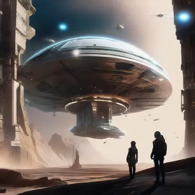 The authors collaborated to re-create a futuristic world filled with advanced technology and interstellar travel in their science fiction novel.