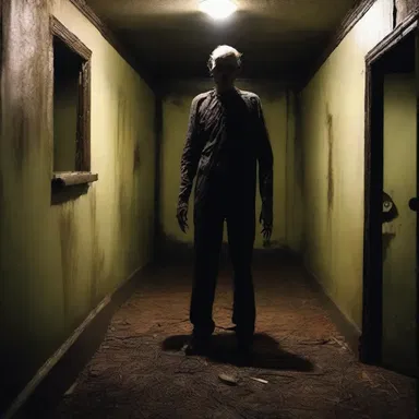 The haunted house attraction was designed to re-create the spine-chilling atmosphere of a classic horror film.