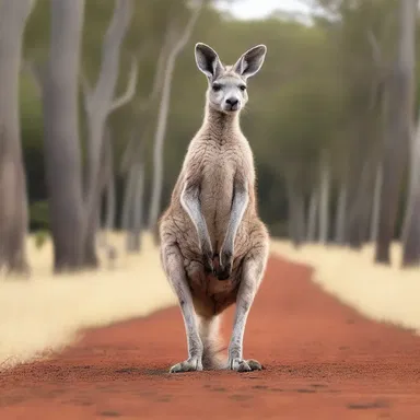 In the novel 'The Call of the Wild', the protagonist encounters a magnificent great grey kangaroo during his journey in the Australian Outback.
