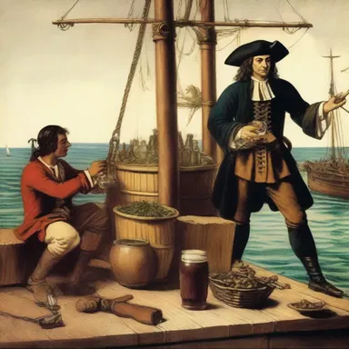 During the Renaissance, sailors aboard Christopher Columbus' ship consumed curacao-infused beverages to prevent scurvy during their long voyages.