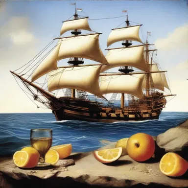 During the Renaissance, sailors aboard Christopher Columbus' ship consumed curacao-infused beverages to prevent scurvy during their long voyages.