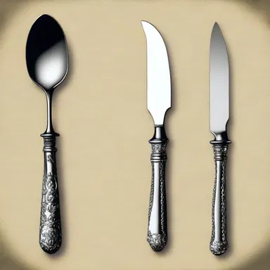 During the French Revolution, the use of a table knife became a symbol of the upper class as it indicated refinement and wealth in an era of social change.