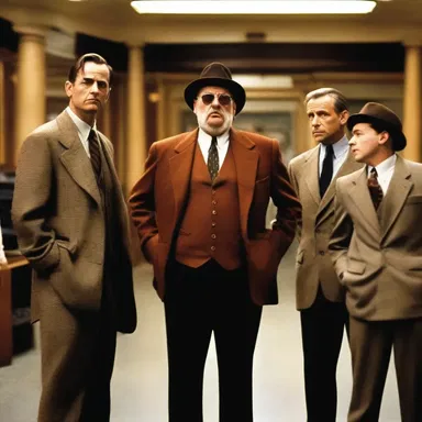 The movie is about a cunning malefactor who outsmarts the detectives at every turn.