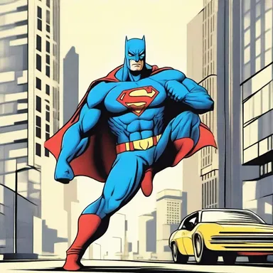 The superhero character displayed remarkable endurance to fight crime and protect the city.