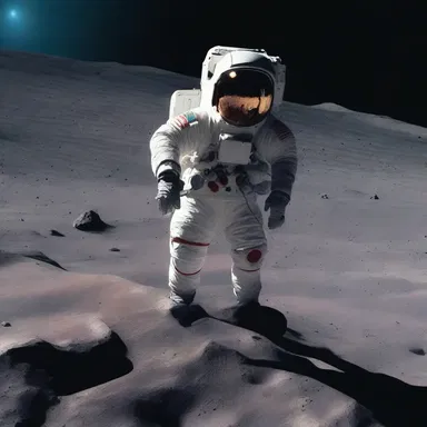 The space explorer's endurance was tested during a treacherous journey through an asteroid belt.