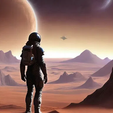 In the science fiction novel, the protagonist's endurance is tested when he is stranded on a distant planet for years.