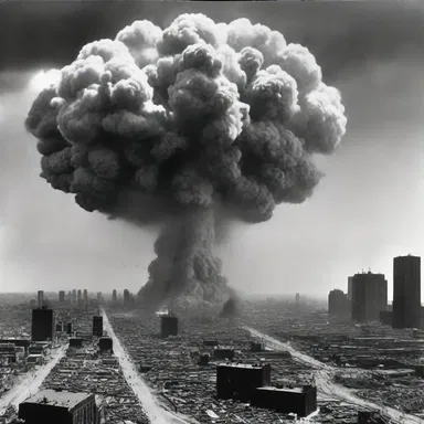 In the novel, the author vividly described the devastating consequences of a megaton nuclear blast on a fictional city.