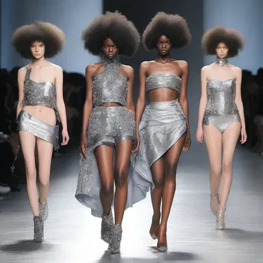 The fashion designer showcased a unique collection inspired by the intense energy released by a megaton detonation.