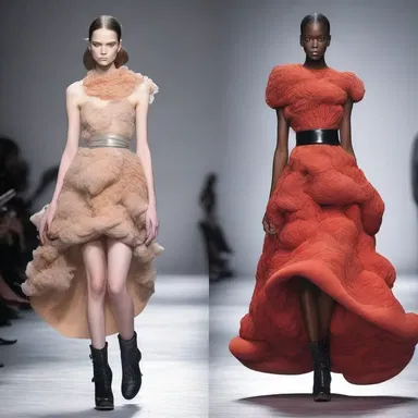 The fashion designer showcased a unique collection inspired by the intense energy released by a megaton detonation.