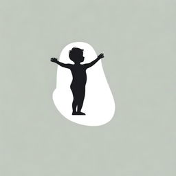 A professionally designed logo featuring the silhouette of a child