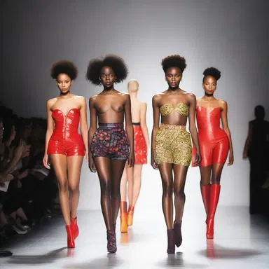 During New York Fashion Week, a designer showcased a collection inspired by ddi's role in combatting HIV infection.