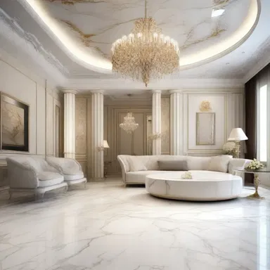 The prohibitive prices of marble and other luxury materials limit the accessibility of high-end interior design.